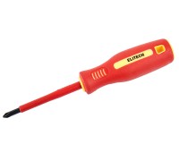 Отвертка диэлектрическая ELITECH 231202 PH1х80 мм