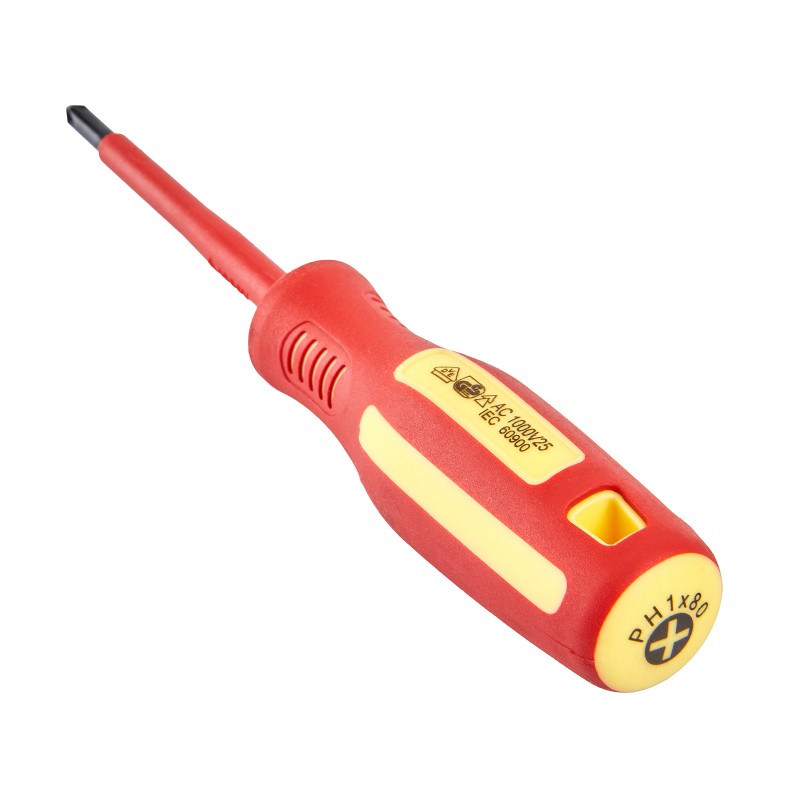 Отвертка диэлектрическая ELITECH 231202 PH1х80 мм