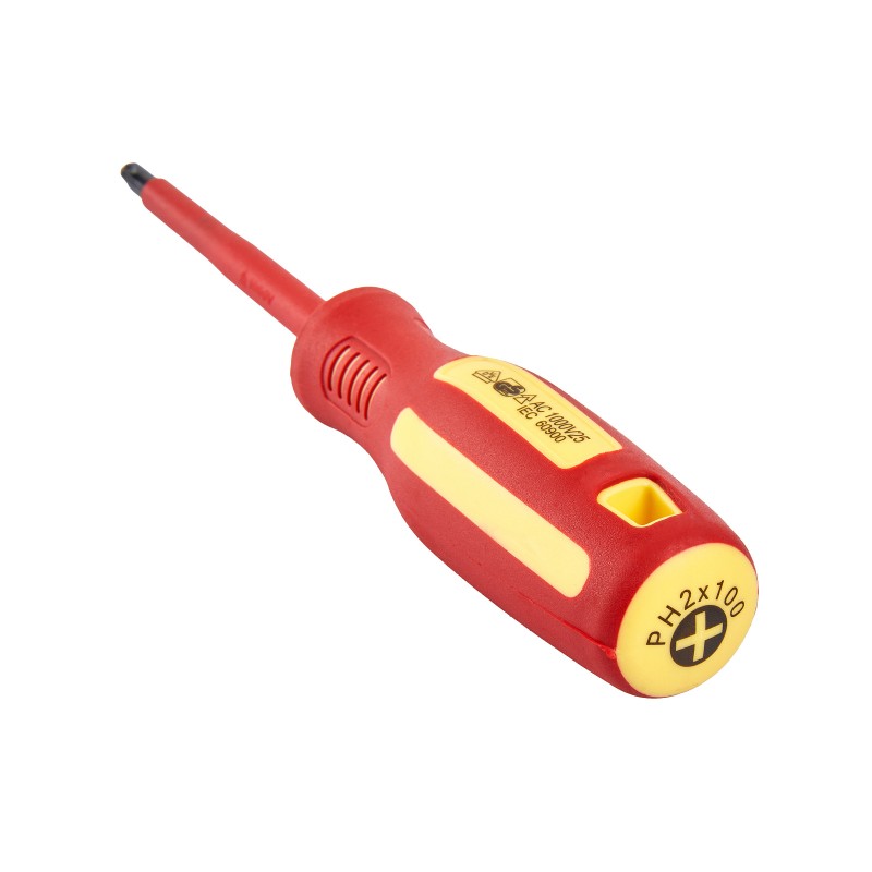 Отвертка диэлектрическая ELITECH 231203 PH2х100 мм
