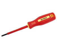 Отвертка диэлектрическая ELITECH 231301 PZ0х75 мм