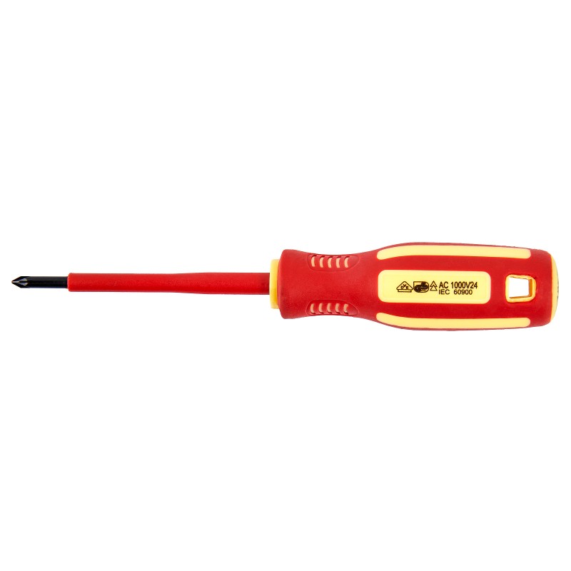 Отвертка диэлектрическая ELITECH 231301 PZ0х75 мм