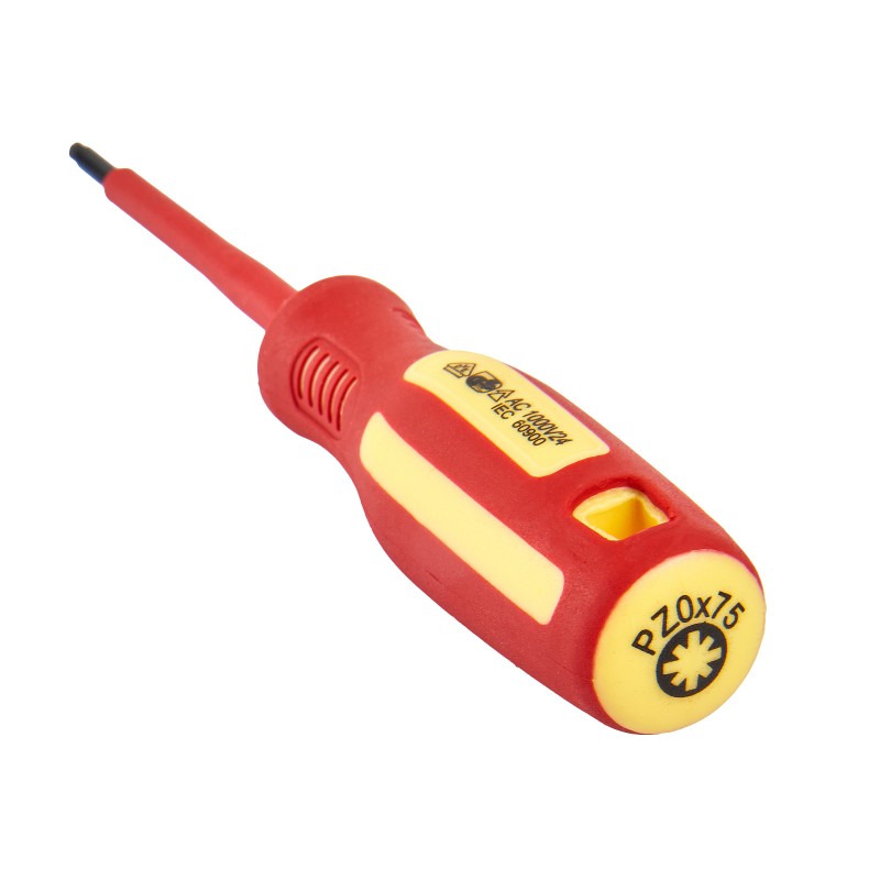 Отвертка диэлектрическая ELITECH 231301 PZ0х75 мм