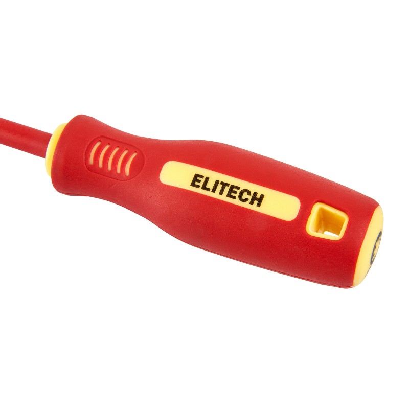 Отвертка диэлектрическая ELITECH 231301 PZ0х75 мм