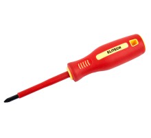 Отвертка диэлектрическая ELITECH 231302 PZ1х80 мм