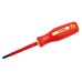 Отвертка диэлектрическая ELITECH 231302 PZ1х80 мм