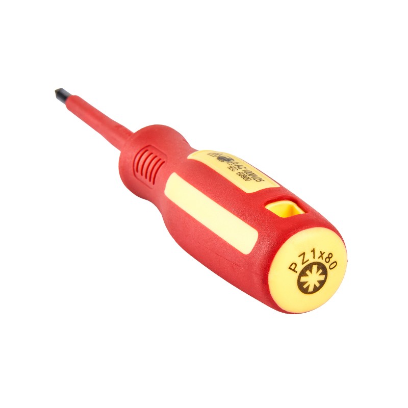 Отвертка диэлектрическая ELITECH 231302 PZ1х80 мм