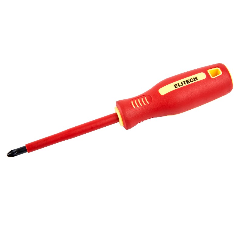Отвертка диэлектрическая ELITECH 231303 PZ2х100 мм