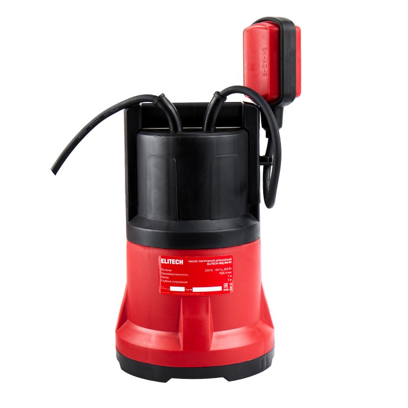 Погружной дренажный насос Elitech НПД 400-5П