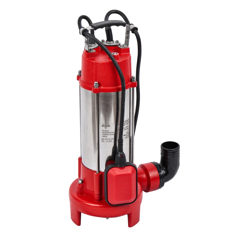 Насос погружной фекальный Elitech НПФ 1500Р