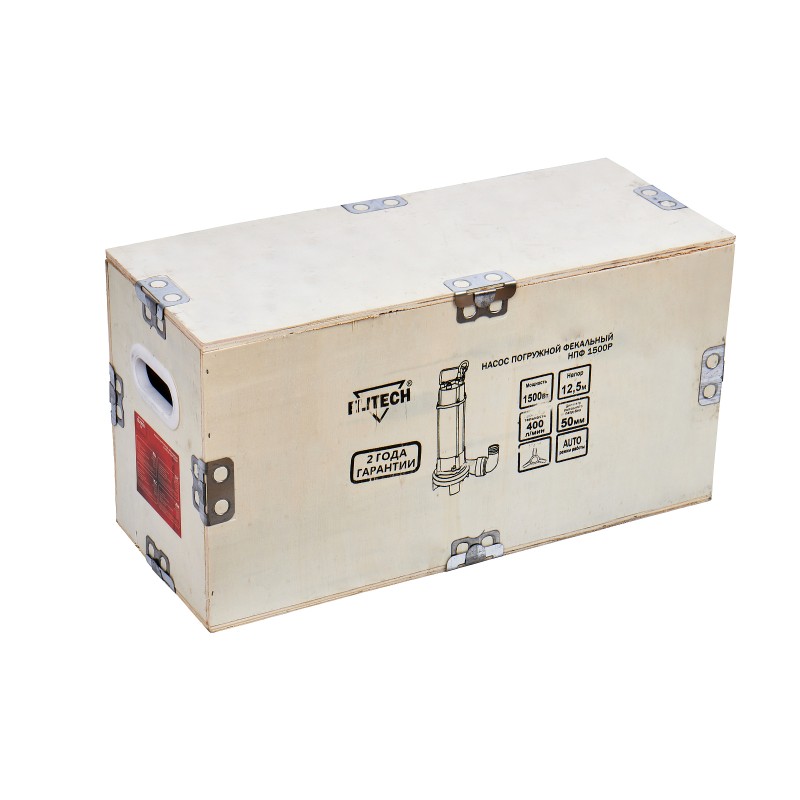 Насос погружной фекальный Elitech НПФ 1500Р