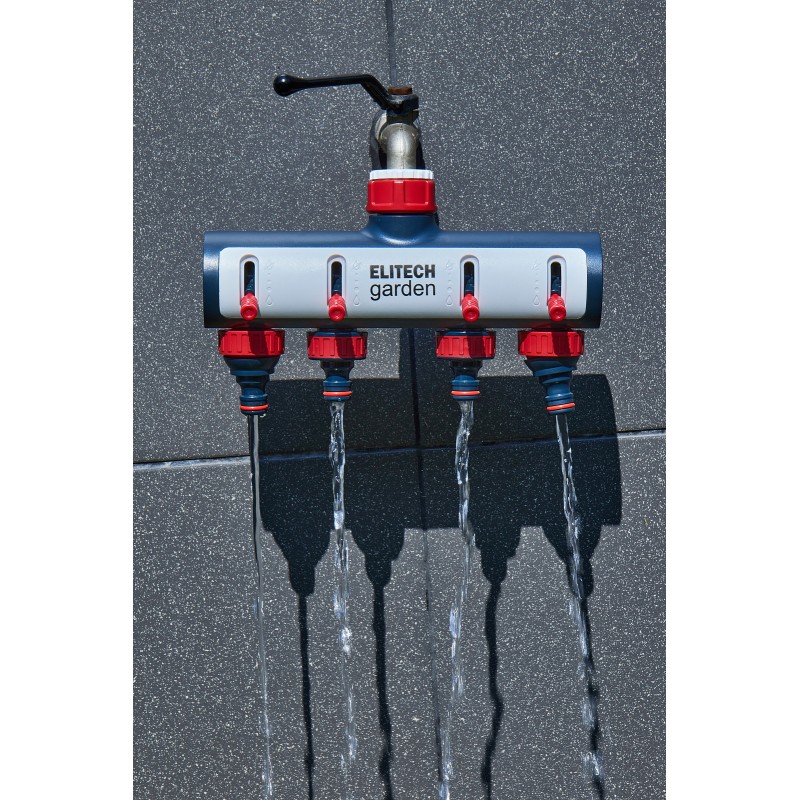 Распределитель 4-х канальный ELITECH Garden HF 004