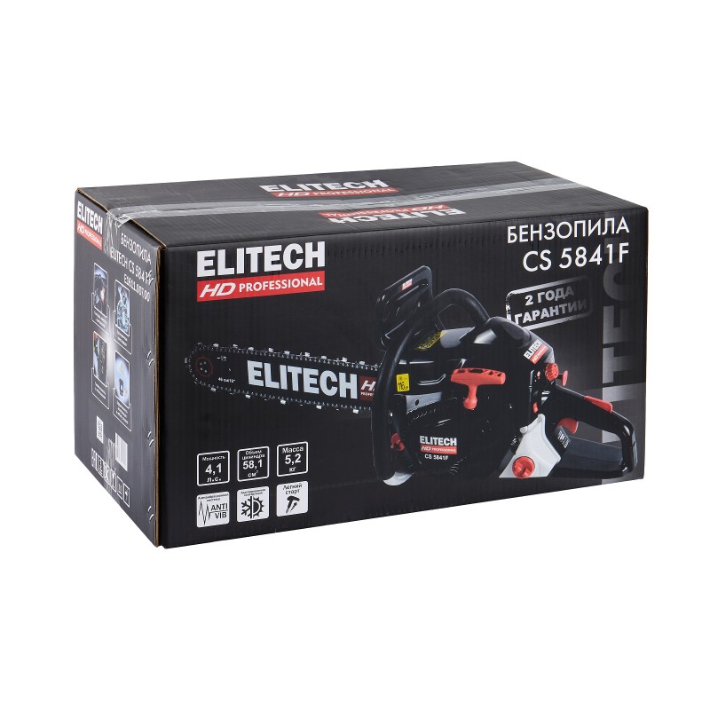 Бензопила ELITECH CS 5841F (E1611.007.00)
