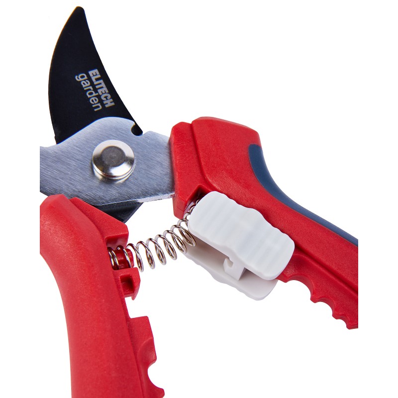 Секатор плоскостной с отверстиями для снятия шипов роз ELITECH Garden PB 02