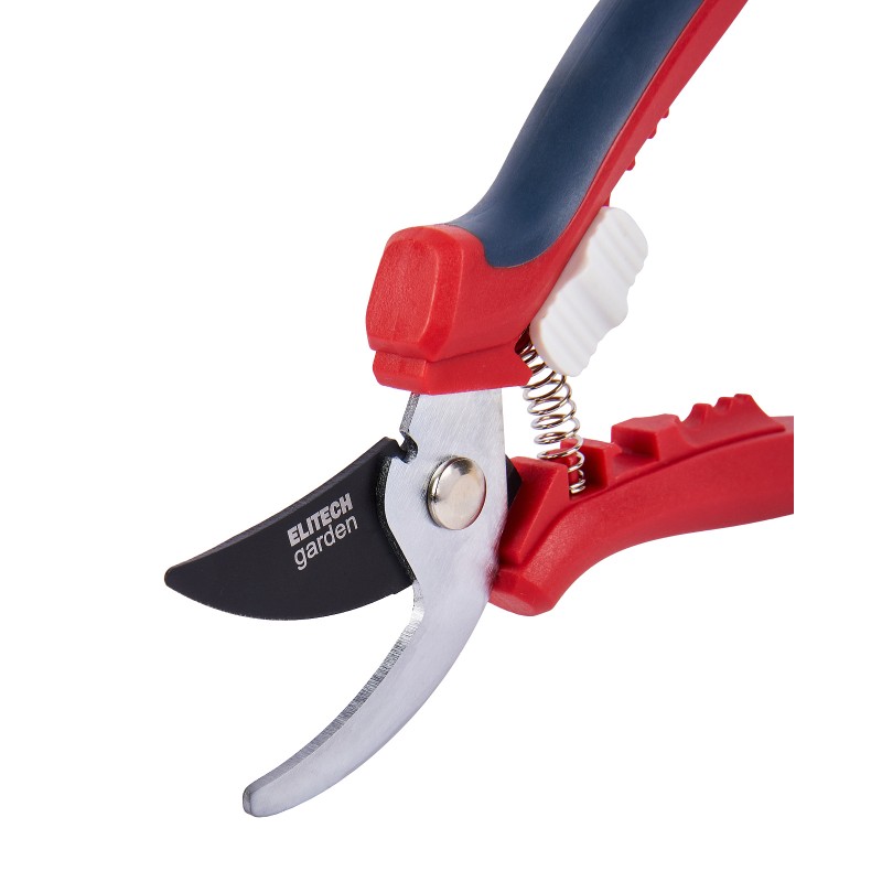 Секатор плоскостной с отверстиями для снятия шипов роз ELITECH Garden PB 02