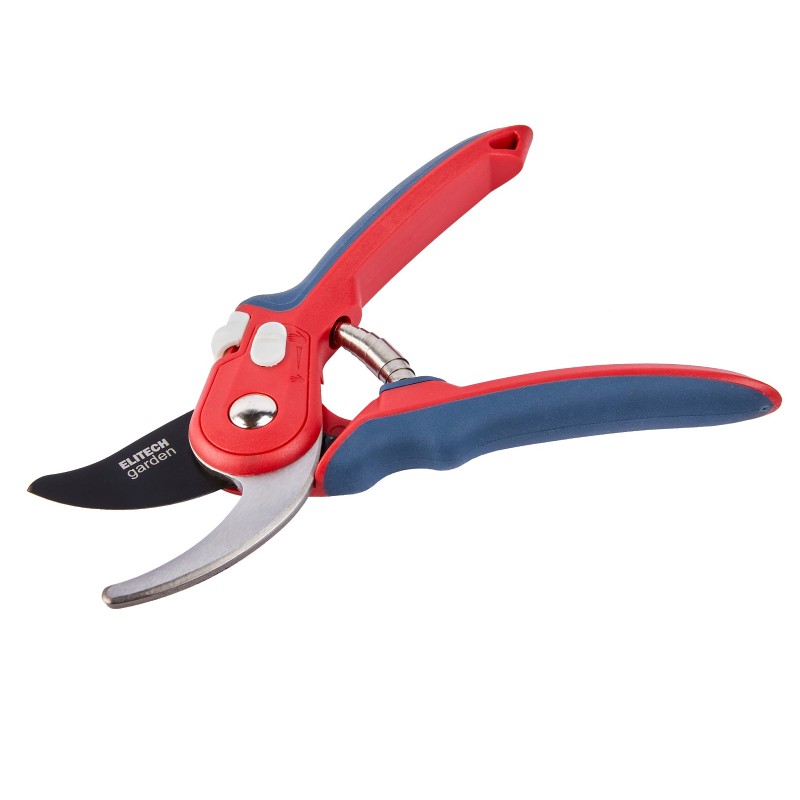 Секатор с плавным регулируемым захватом плоскостной ELITECH Garden PB 03