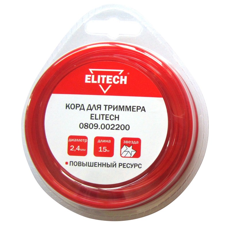 Корд для триммера Elitech 0809.002200