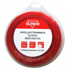 Корд для триммера Elitech 0809.002700