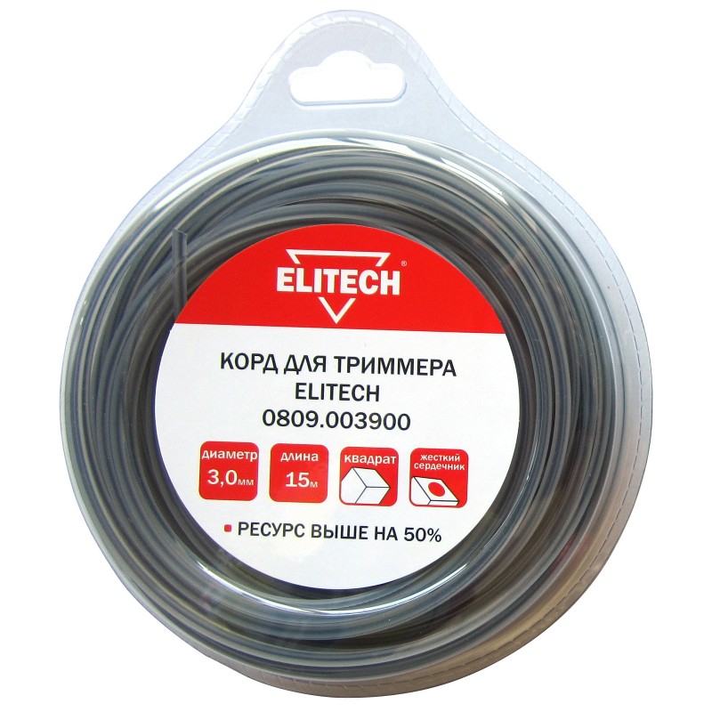 Корд для триммера Elitech 0809.003900