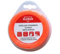Корд для триммера Elitech 0809.006000