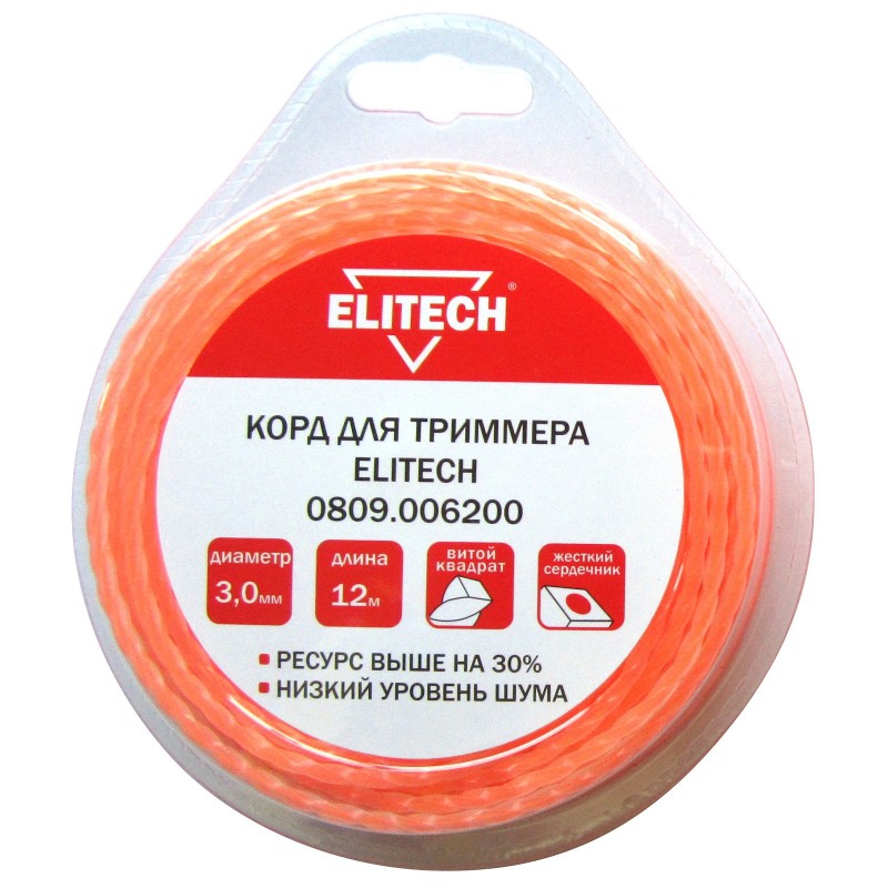 Корд для триммера Elitech 0809.006200