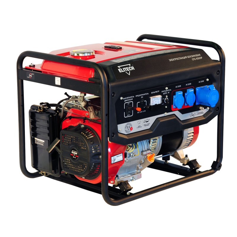 Бензогенератор Elitech СГБ 6500Р
