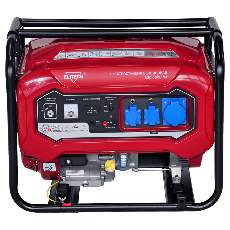 Электростанция бензиновая Elitech БЭС 6500РМ