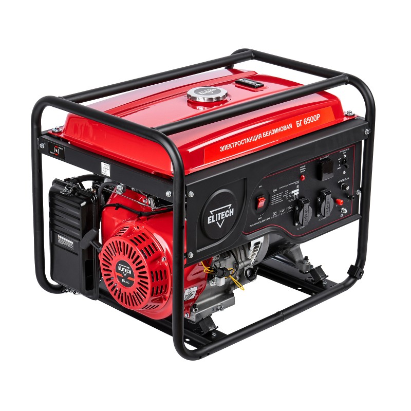 Бензиновый генератор Elitech БГ 6500Р