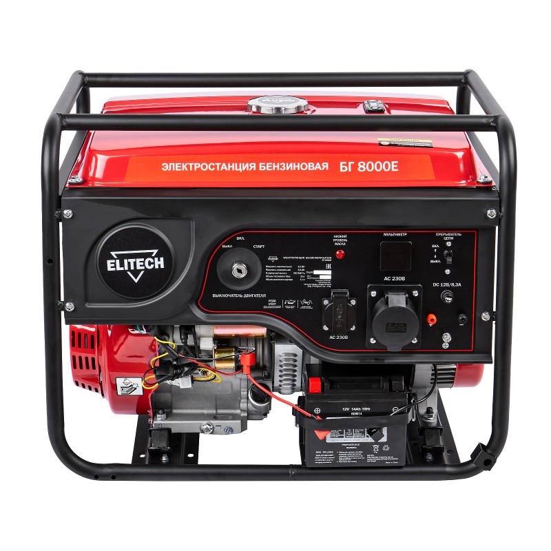 Бензиновый генератор Elitech БГ 8000Е