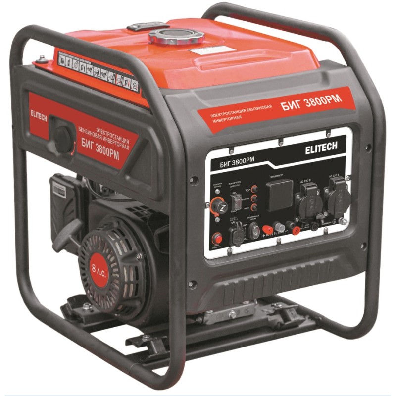 Бензиновый генератор Elitech БИГ 3800РМ