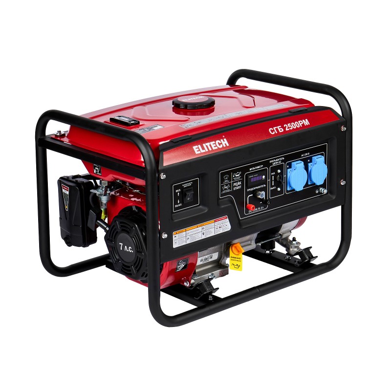 Бензиновый генератор Elitech СГБ 2500РМ