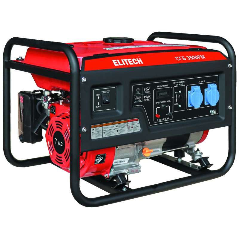 Бензиновый генератор Elitech СГБ 3500РМ