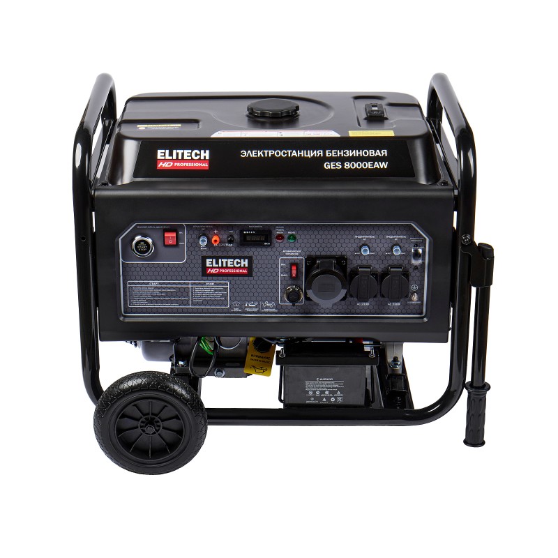 Бензиновый генератор ELITECH GES 8000EAW