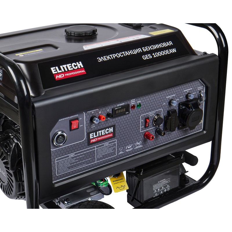 Бензиновый генератор ELITECH GES 10000ЕAW