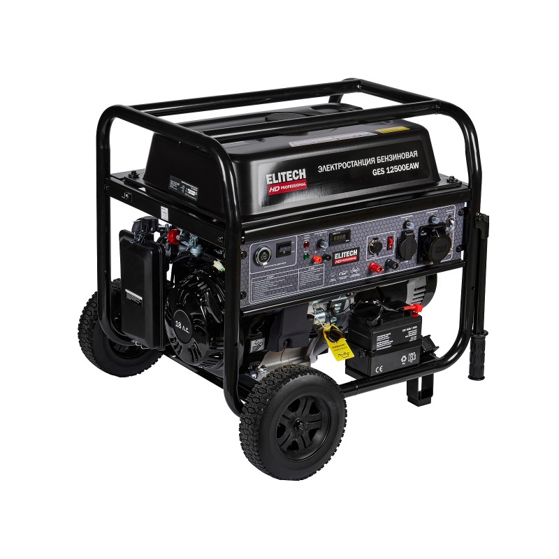 Бензиновый генератор ELITECH GES 12500ЕAW