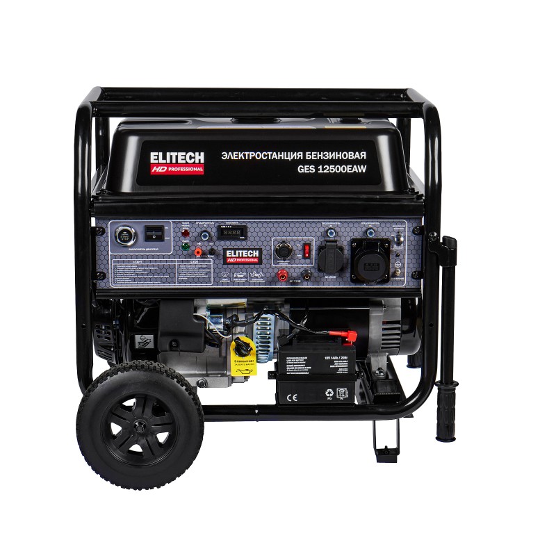 Бензиновый генератор ELITECH GES 12500ЕAW