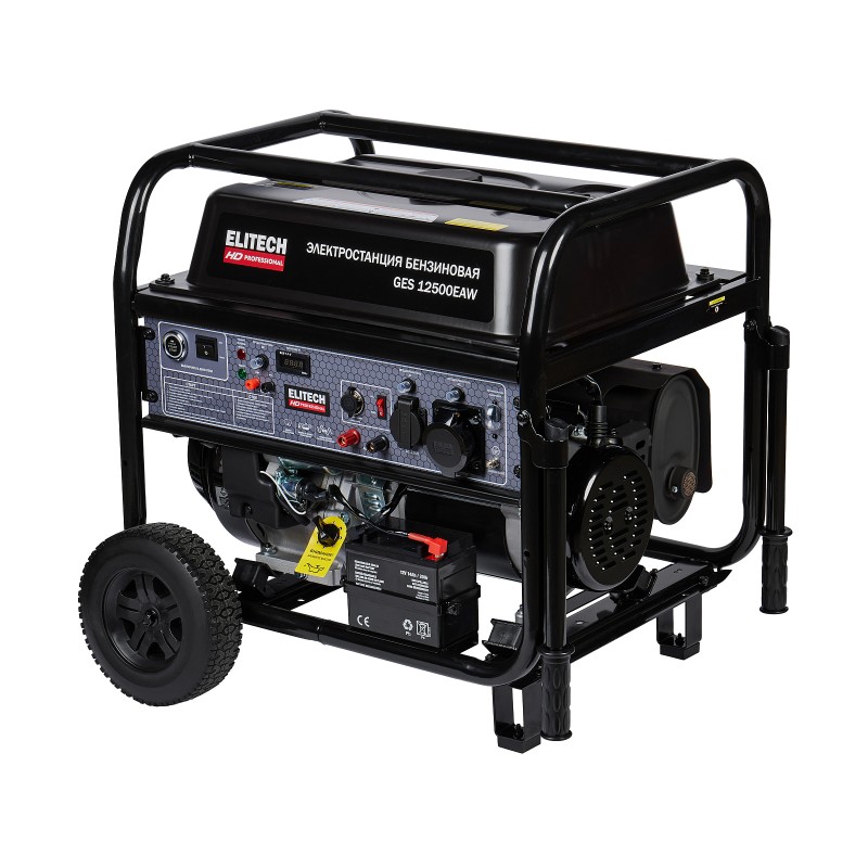 Бензиновый генератор ELITECH GES 12500ЕAW