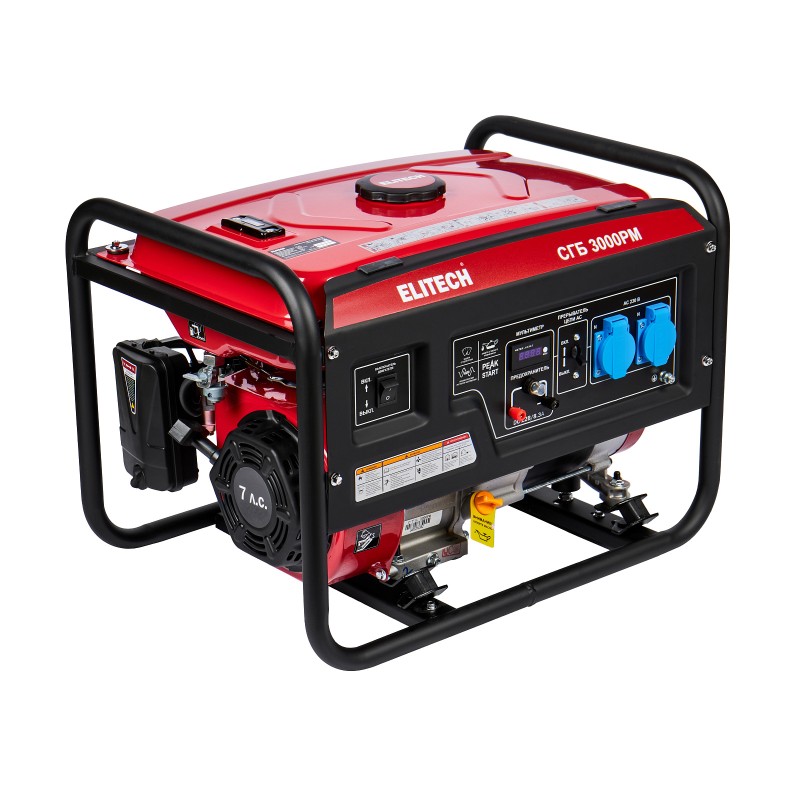 Бензиновый генератор Elitech СГБ 3000РМ