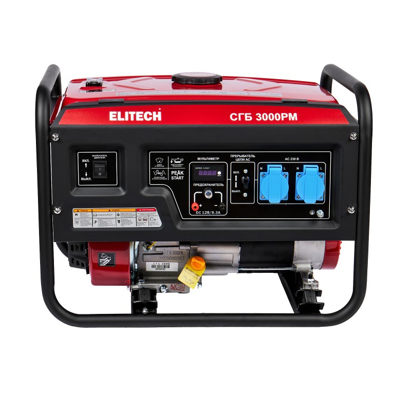 Бензиновый генератор Elitech СГБ 3000РМ