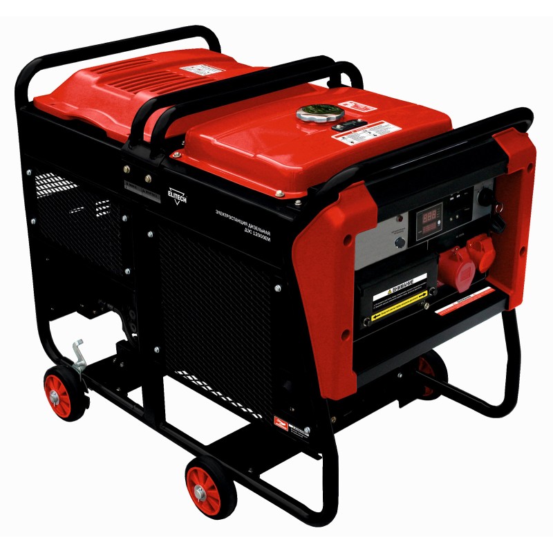 Дизельный генератор Elitech ДЭС 12000ЕМ