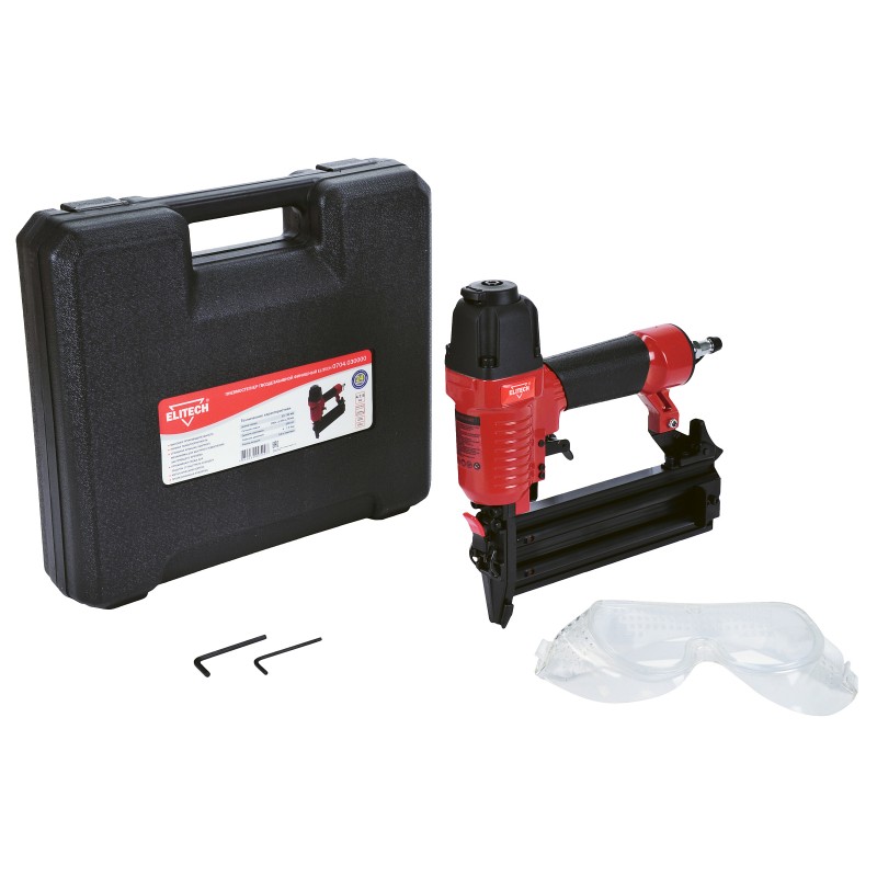 Пневмостеплер гвоздезабивной финишный Elitech 0704.030000