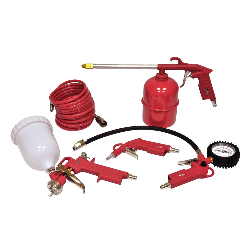 Набор пневмоинструмента из 5-ти предметов Elitech 0704.012000