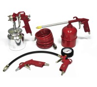 Набор пневмоинструмента из 5-ти предметов Elitech 0704.012100