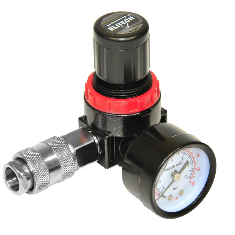 Пневморедуктор с манометром Elitech 0704.015000