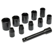 Набор торцовых головок (10 шт.) и удлинителя (1 шт.) Elitech 0704.014500