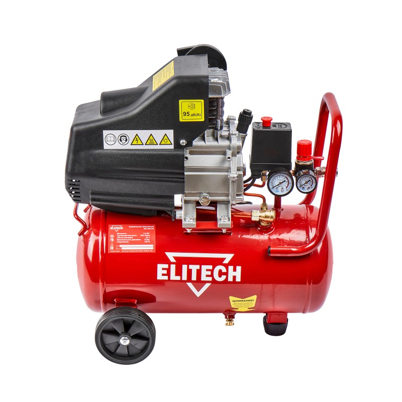 Компрессор коаксиальный масляный Elitech КМ 200-24