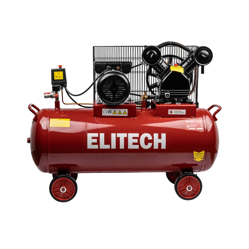 Компрессор ременной масляный Elitech КПР 400-100-2.2