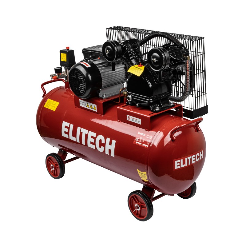 Компрессор ременной масляный Elitech КПР 400-100-2.2