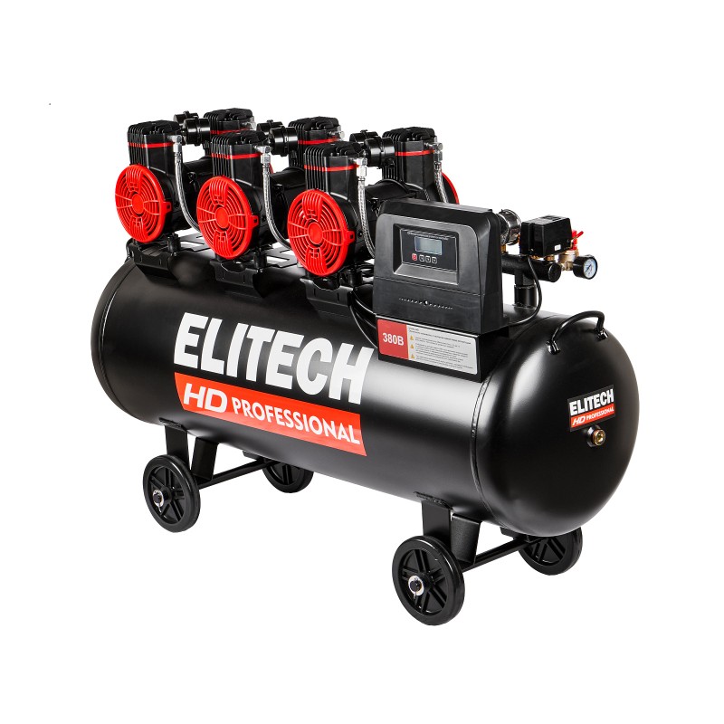 Безмасляный малошумный компрессор Elitech ACF 750-160S