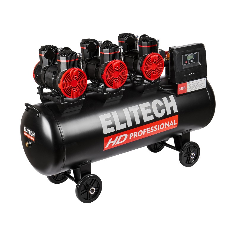 Безмасляный малошумный компрессор Elitech ACF 750-160S
