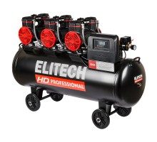 Безмасляный малошумный компрессор Elitech ACF 900-160S